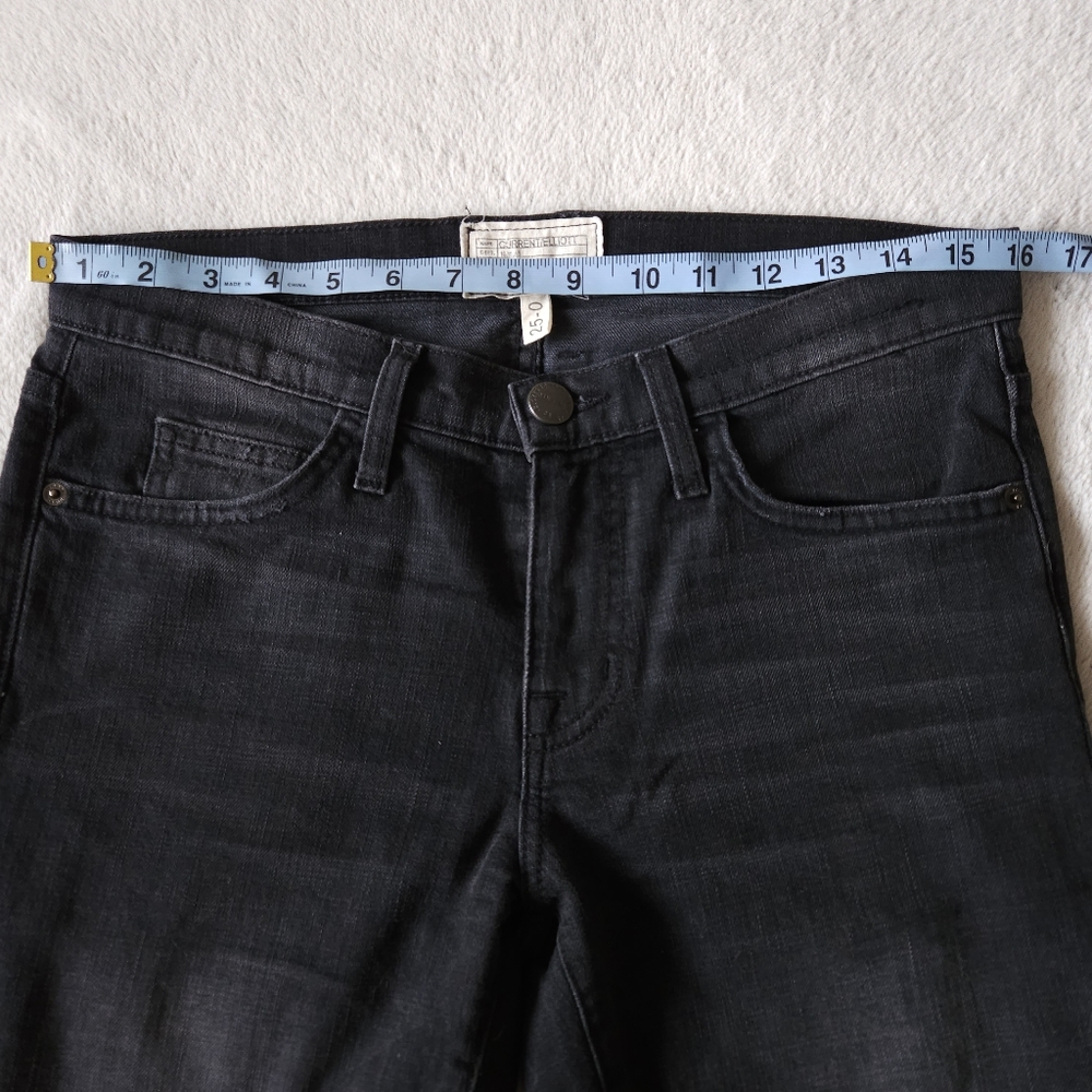 🇺🇸 CURRENT/ELLIOTT The Fling Slim Boyfriend Jean Size 25 - Picture 12 of 16